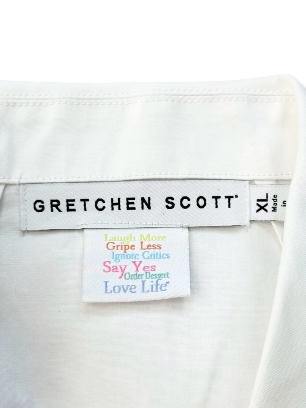 Gretchen Scott Ships Ahoy Blazer White XL - Picture 4 of 5